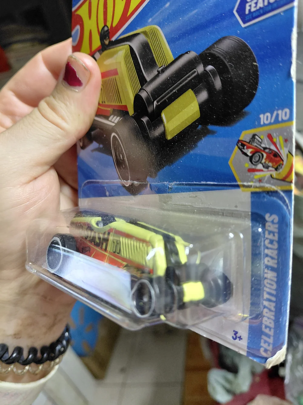 Hot Wheels bright yellow